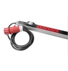 REM Верт блок розеток Rem-3x16, 3 фазы 16A, инд, 48 C13, 1420 мм, вх IEC 309, шнур 3 м(R-3x16-48C13-I-1420-3-3PN)