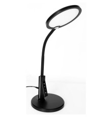 Camelion KD-836  C02 черн.LED(Свет-к наст.7Вт,230В,450лм,сенс.рег.ярк и цвет.темп,USB-5В,1А )
