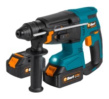 Bort Перфоратор аккумуляторный BHD-20LI-BL (2X4,0А.Ч) {Батарея 20 В; аккум. система Makita 18V LXT, Частота 5300 уд/мин; Вес изделия 3,4 кг; гарантия 2 г} [93412697]