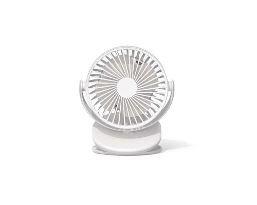 [Климатическая техника ] Xiaomi (Mi) SOLOVE clip electric fan 2000mAh 3 Speed Type-C Портативный вентилятор на клипсе (F3 White RUS), белый