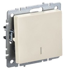 IEK BR-V10-1-10-K10 BRITE Выключ. 1-кл. с инд. 10А ВС10-1-1-БрКр беж. 