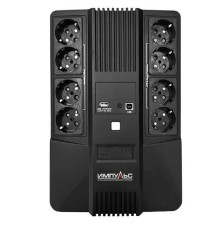 Импульс ИБП МАСТЕР 1000 {1000ВА/600Вт, LED, USB, RJ11/RJ45, SCHUKOx8} {MT10201}