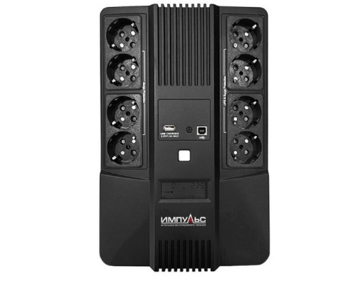 [Импульс] Импульс ИБП МАСТЕР 1000 {1000ВА/600Вт, LED, USB, RJ11/RJ45, SCHUKOx8} {MT10201}