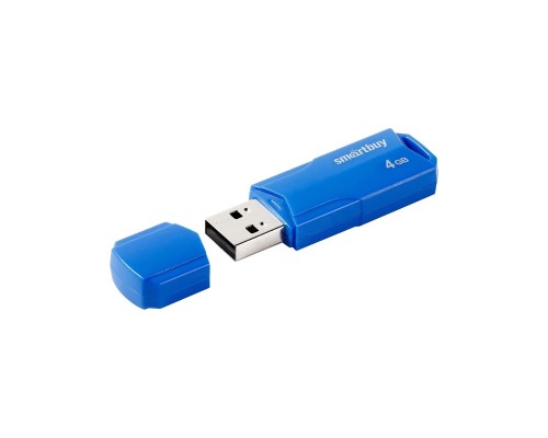 [Носитель информации] Smartbuy USB Drive 4Gb CLUE Blue (SB4GBCLU-BU) 