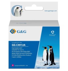 Картридж струйный G&G GG-C4912A пурпурный (72мл) для HP DJ 500/800C