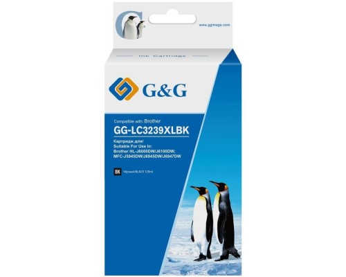 [Расходные материалы] Картридж струйный G&G GG-LC3239XLBK черный (129мл) для Brother HL-J6000DW/J6100DW