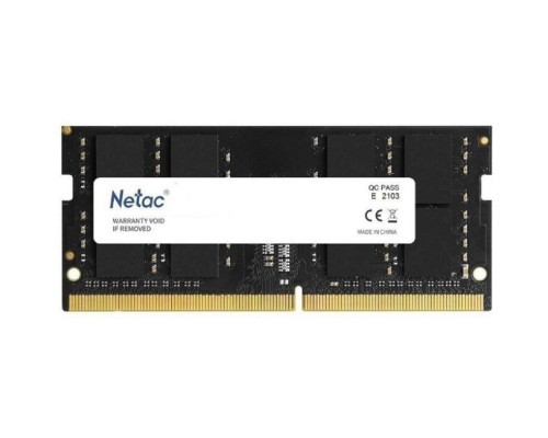 [Модуль памяти] Память SO-DIMM DDR4 16Gb PC21300 2666MHz CL19 1.2V Netac RTL (NTBSD4N26SP-16)
