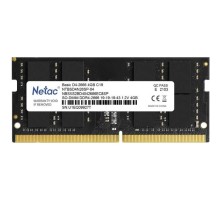 Память SO-DIMM DDR4 4Gb PC21300 2666MHz CL19 Netac 1.2V (NTBSD4N26SP-04)