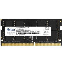 Память SO-DIMM DDR4 4Gb PC21300 2666MHz CL19 Netac 1.2V (NTBSD4N26SP-04)