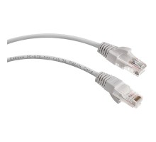 Cabeus PC-UTP-RJ45-Cat.5e-0.5m Патч-корд U/UTP, категория 5е, 2xRJ45/8p8c, неэкранированный, серый, PVC, 0.5м