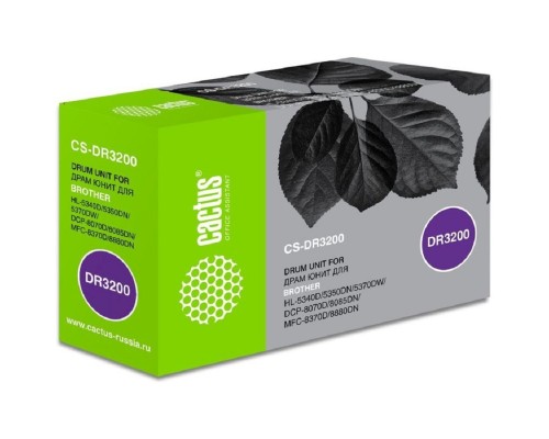 [расходные материалы] Блок фотобарабана Cactus CS-DR3200 черный ч/б:25000стр. для DCP 8070/8070D/8085 Brother