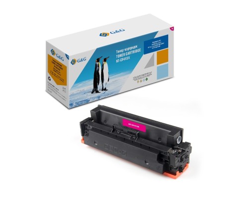 [Расходные материалы] Картридж лазерный G&G NT-CF413X пурпурный (5000стр.) для HP CLJ M452DW/M452DN/M452NW/M477FDW/477DN/M477NW