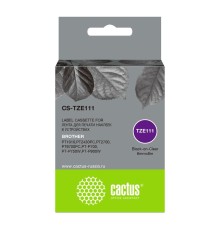 Картридж ленточный Cactus CS-TZE111 черный для Brother 1010/1280/1280VP/2700VP