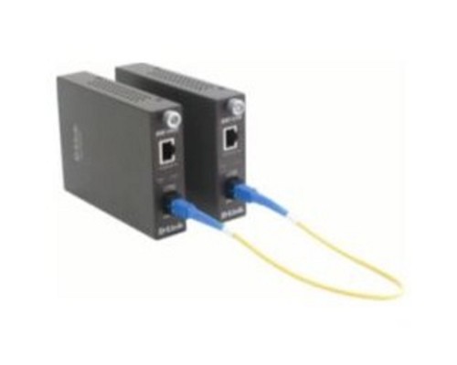 [Сетевое оборудование] D-Link DMC-1910T/A9A WDM медиаконвертер с 1 портом 1000Base-T и 1 портом 1000Base-LX с разъемом SC (ТХ: 1550 нм; RX: 1310 нм) для одномодового оптического кабеля (до 15 км)