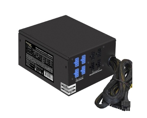 [Блок питания] Exegate EX292214RUS Серверный БП 1000W ExeGate ServerPRO-1000RADS (ATX, for 3U+ cases, APFC, КПД 82% (80 PLUS), 14cm fan, 24pin, 2(4+4)pin, PCIe, 5xSATA, 4xIDE, Cable Management, black)