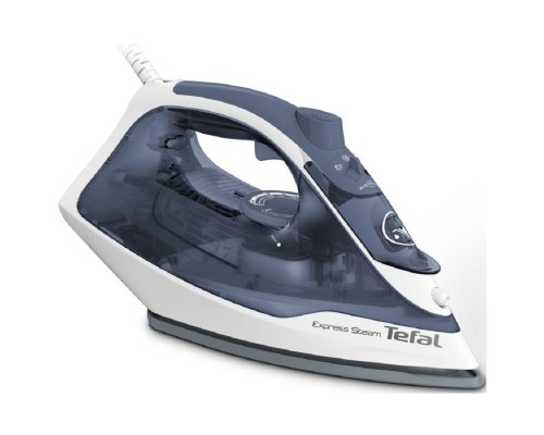 [Утюг] TEFAL FV2837E0 Утюг, 2400Вт, 190г, белый/синий