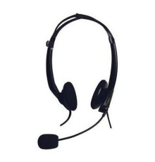 A4Tech HS-10 черный+белый 2м накладные оголовье
