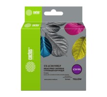 Картридж струйный Cactus CS-LC3619XLY желтый (18.4мл) для Brother MFC-J2330DW/J2730DW/J3530DW/J3930DW