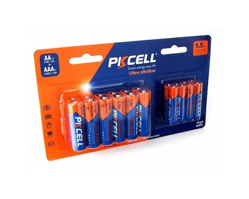 [Батарейка] PKCELL LR6(12)+LR03(8) (8 шт + 12 шт в уп-ке)