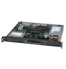 Supermicro CSE-512F-350B1 Black 1U 512 Chassis W/ 350W PWS,HF,RoHS/REACH