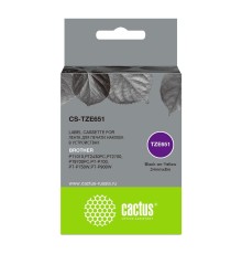 Картридж ленточный Cactus CS-TZE651 черный для Brother 1010/1280/1280VP/2700VP