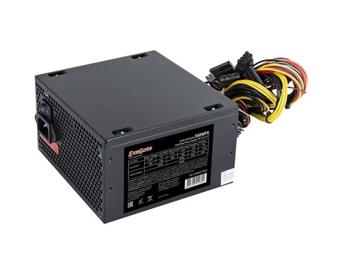 [Блоки питания] Exegate EX292180RUS-S Блок питания 750W ExeGate 750NPX (ATX, SC, 12cm fan, 24pin, 2x(4+4)pin, 2xPCI-E, 5xSATA, 3xIDE, black, кабель 220V с защитой от выдергивания)