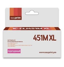 Easyprint CLI-451M XL  Картридж IC-CLI451M XL для Canon PIXMA iP7240/MG5440/6340, пурпурный, с чипом