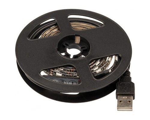 [Светодиодная лента] Rexant 141-387 LED лента с USB коннектором 5 В, 10 мм, IP65, SMD 5050, 60 LED/m, RGB