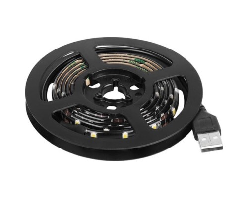 [Светодиодная лента] Rexant 141-384 LED лента с USB коннектором 5 В, 8 мм, IP65, SMD 2835, 60 LED/m, ЗЕЛЕНЫЙ