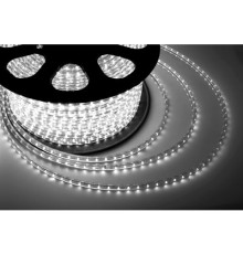 Rexant 142-105  LED лента 220В, 13*8 мм, IP67, SMD 5050, 60 LED/m БЕЛАЯ (6000 K), без устан.набора бухта 100 м