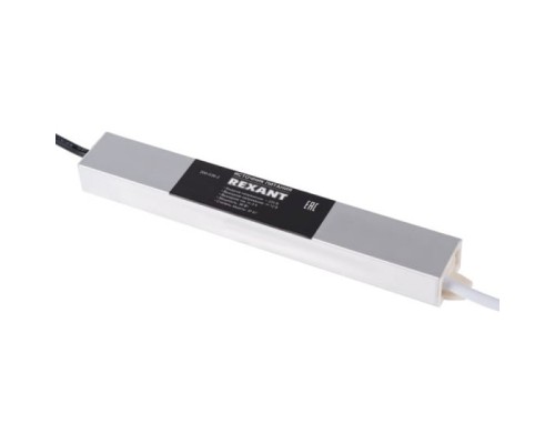 [Светодиодная лента] Rexant 200-036-2 Источник питания 12V,  36W с проводами, влагозащищенный (IP67)
