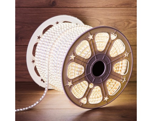 [Светодиодная лента] Rexant 142-201 LED лента 220 В, 6.5x17 мм, IP67, SMD 2835, 180 LED/m, цвет свечения белый, 100 м