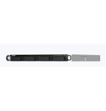 QNAP TS-464U-4G NAS 4 HDD trays, rackmount 1U, 1 PSU. 4-core Intel Celeron N5105/N5095 up to 2.9 GHz, 4 GB RAM (1 x 4 GB) up to 16 GB (2 x 8GB), 2.5 Gigabit Ethernet x 2, 4xUSB, 1xHDMI . PCIe Gen 3 x2