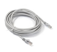 Exegate EX290422RUS Патч-корд LSZH UTP-RJ45-RJ45-5e-10M-LSZH-GY, UTP, cat.5e, 10м, серый
