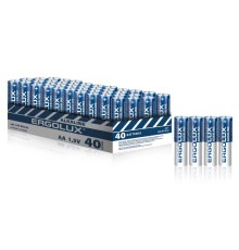 Ergolux...LR6 Alkaline BOX40 ( LR6 BOX40, батарейка,1.5В) (40 шт. в уп-ке)