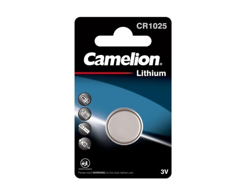 [Батарейка] Camelion CR1025 BL-1 (CR1025-BP1, батарейка литиевая,3V)