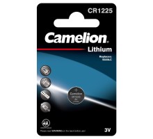 Camelion CR1225 BL-1 (CR1225-BP1, батарейка литиевая,3V)