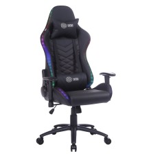 Кресло игровое Cactus CS-CHR-0099BLR черный/красный эко.кожа металл [1660794]