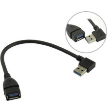 KS-is KS-402O Кабель адаптер угловой USB 3.0 male female ,  левый 