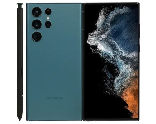[Мобильный телефон] Samsung Galaxy S22 Ultra SM-S908B 128/8Gb зеленый моноблок (SM-S908BZGDSKZ)