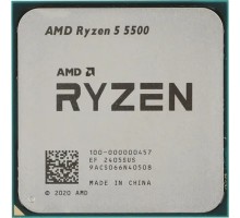 CPU AMD Ryzen 5 5500 OEM (100-000000457) {3,60GHz, Turbo 4,20GHz, Without Graphics AM4}