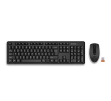 A-4Tech Клавиатура + мышь 3330N клав:черный мышь:черный USB беспроводная Multimedia [1599046]