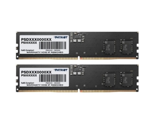 [Модуль памяти] DDR5 2x16Gb 4800MHz Patriot PSD532G4800K Signature RTL PC5-38400 CL40 DIMM ECC 288-pin 1.1В