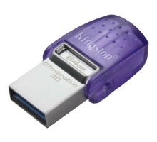 Kingston USB Drive 64GB DataTraveler microDuo 3C , USB3.0 фиолетовый  DTDUO3CG3/64GB 