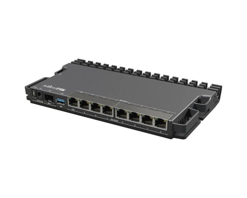 [Сетевое оборудование] MikroTik RB5009UPr+S+IN Маршрутизатор CPU ARM64, 4 ядра 350-1400MHZ, 1GB RAM, 7*1Gbit RJ45, 1*2.5gbit RJ45, PoE out 1-7port
