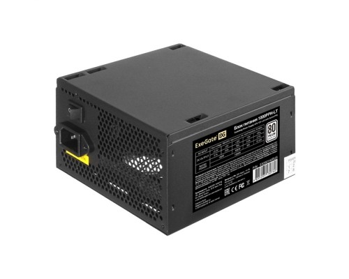 [Блок питания] Exegate EX292146RUS Блок питания 1000W ExeGate 80 PLUS® 1000PPH-LT (ATX, APFC, КПД 82% (80 PLUS), 12cm fan, 24pin, 2x(4+4)pin, PCIe, 5xSATA, 3xIDE, black, Color Box)