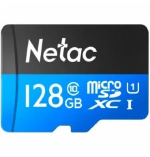 Micro SecureDigital 128GB Netac microSDHC Class10 NT02P500STN-128G-R P500 + adapter