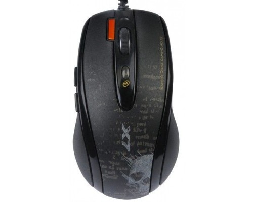 [Мышь] A4Tech Мышь V-Track F5 черный/рисунок оптическая (3000dpi) USB (6but)[647961]
