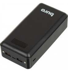 Buro BPF30D Мобильный аккумулятор 30000mAh 3A QC PD 22.5W 2xUSB черный (BPF30D22PBK)