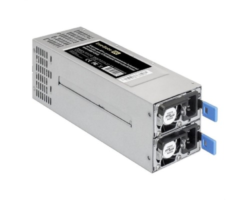 [Блок питания] Exegate EX292324RUS Серверный БП с резервированием 2U Redundant 2x1200W ExeGate Industrial-RTS1200 (APFC, КПД 94% (80 PLUS Platinum), 4 cm fan, 24pin, 2x(4+4)pin, 2PCIe, 2SATA, 6IDE, Cable Management)